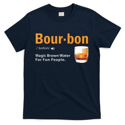 Whiskey Bourbon Definition Shirts Magic Brown Water Kentucky T-Shirt
