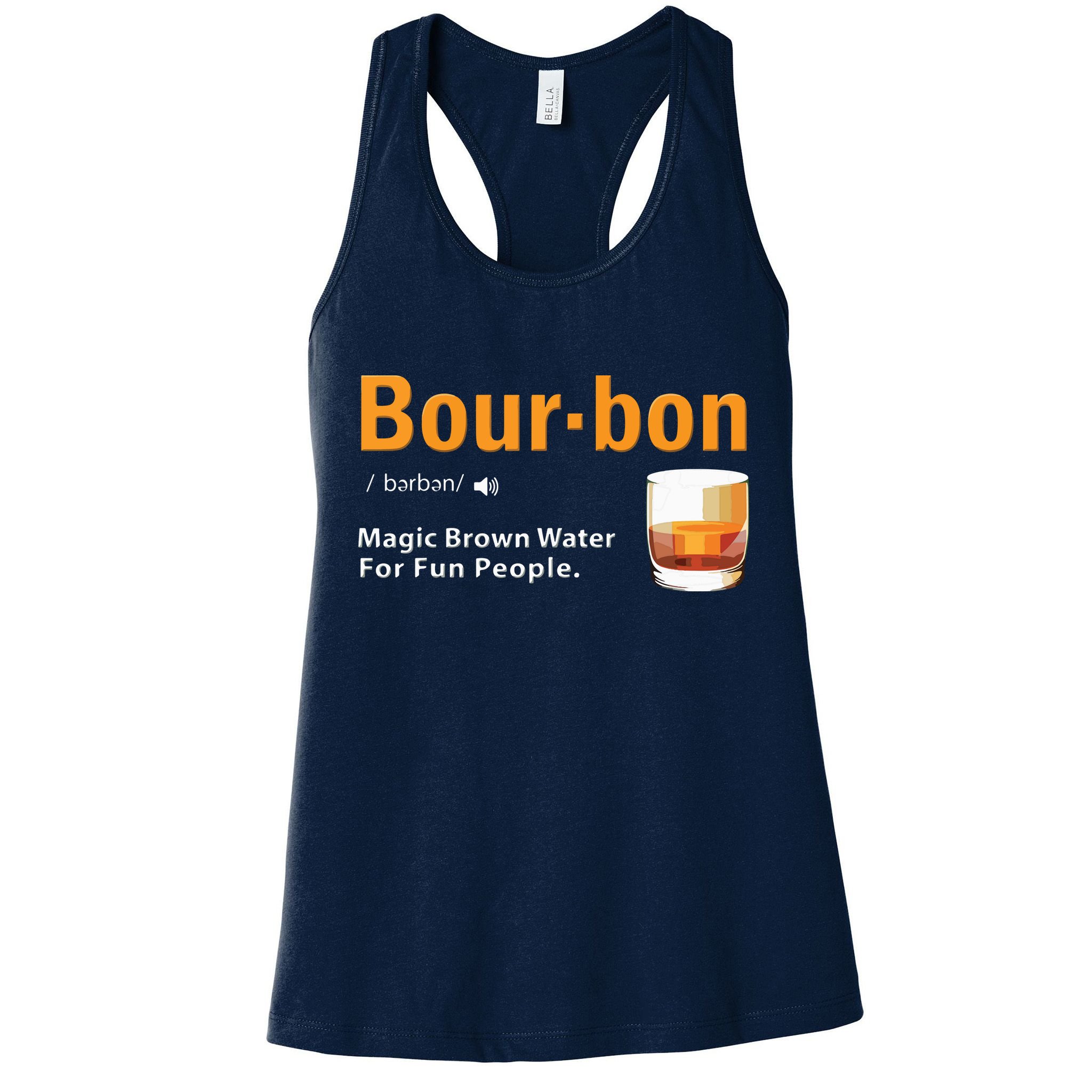 Whiskey Bourbon Definition Shirts Magic Brown Water Kentucky Womens Tank Top
