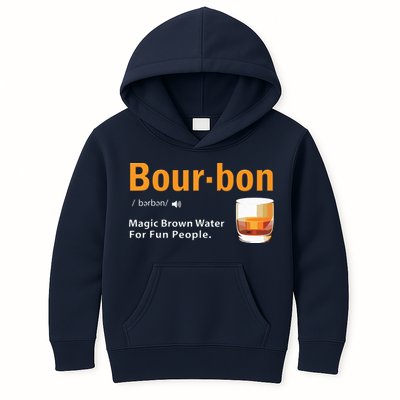 Whiskey Bourbon Definition Shirts Magic Brown Water Kentucky Kids Hoodie