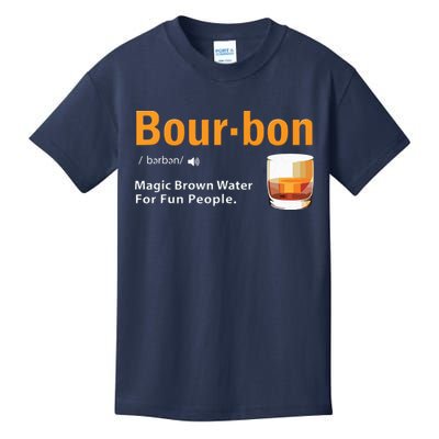 Whiskey Bourbon Definition Shirts Magic Brown Water Kentucky Kids T-Shirt