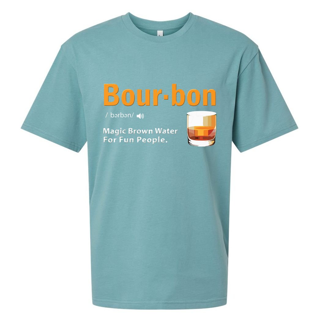 Whiskey Bourbon Definition Shirts Magic Brown Water Kentucky Sueded Cloud Jersey T-Shirt