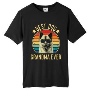 Womens Best Dog Grandma Ever Norwegian Elkhound Mother's Day Tall Fusion ChromaSoft Performance T-Shirt