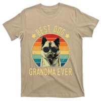 Womens Best Dog Grandma Ever Norwegian Elkhound Mother's Day T-Shirt