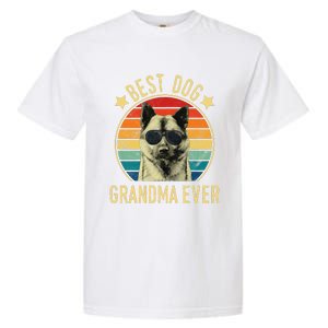 Womens Best Dog Grandma Ever Norwegian Elkhound Mother's Day Garment-Dyed Heavyweight T-Shirt