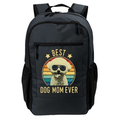 Womens Best Dog Mom Ever Bichon Frise Mother's Day Gift Daily Commute Backpack