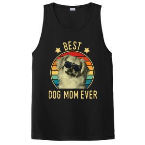 Womens Best Dog Mom Ever Pekingese Mother's Day Gift PosiCharge Competitor Tank