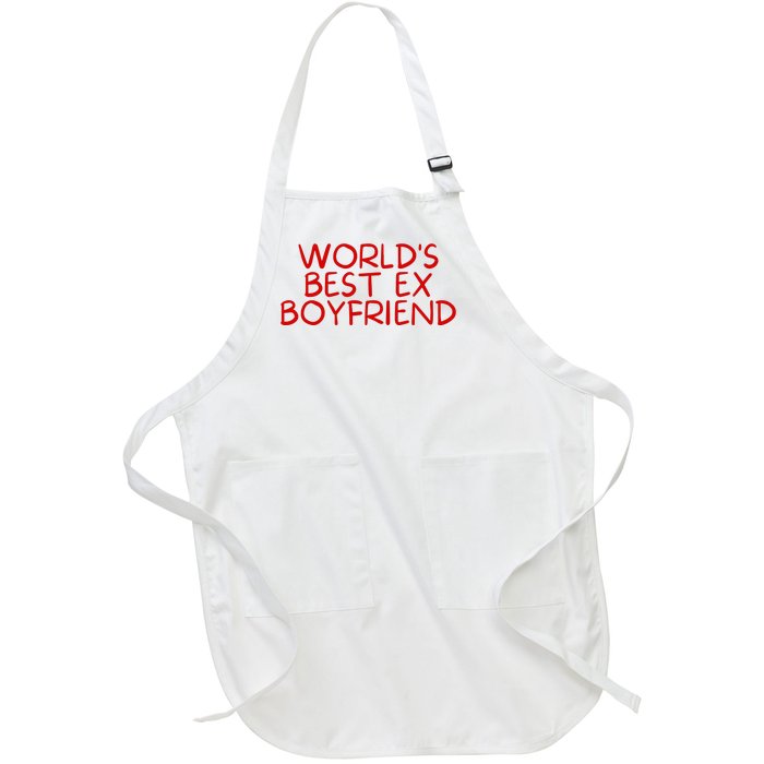 World's Best Ex Boyfriend Full-Length Apron With Pockets