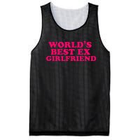 Worlds Best Ex Friend Funny Trendy GF Women Mesh Reversible Basketball Jersey Tank