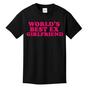 Worlds Best Ex Friend Funny Trendy GF Women Kids T-Shirt