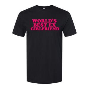 Worlds Best Ex Friend Funny Trendy GF Women Softstyle CVC T-Shirt