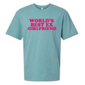 Worlds Best Ex Friend Funny Trendy GF Women Sueded Cloud Jersey T-Shirt