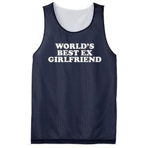 World's Best Ex Girlfriend Funny Gift Mesh Reversible Basketball Jersey Tank