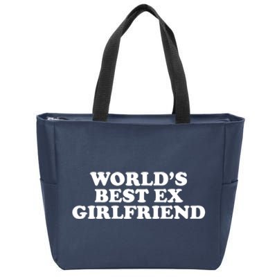 World's Best Ex Girlfriend Funny Gift Zip Tote Bag