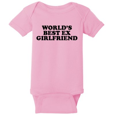 World's Best Ex Girlfriend Funny Gift Baby Bodysuit