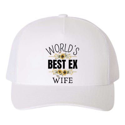 WorldS Best Ex Wife Sarcastic Divorcee Sayings Yupoong Adult 5-Panel Trucker Hat