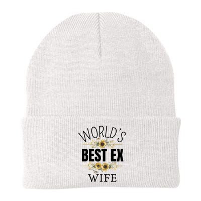 WorldS Best Ex Wife Sarcastic Divorcee Sayings Knit Cap Winter Beanie