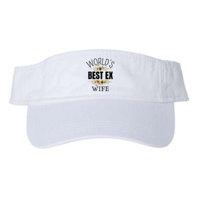 WorldS Best Ex Wife Sarcastic Divorcee Sayings Valucap Bio-Washed Visor