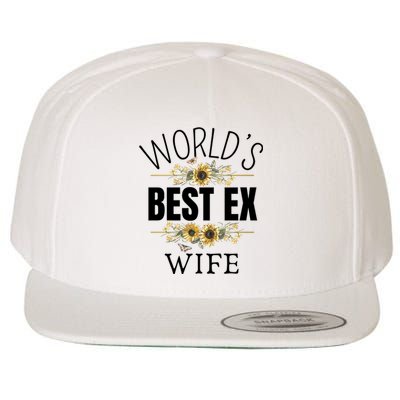 WorldS Best Ex Wife Sarcastic Divorcee Sayings Wool Snapback Cap