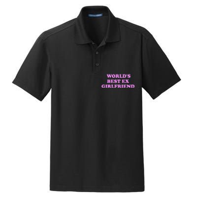 WorldS Best Ex Girlfriend Dry Zone Grid Polo