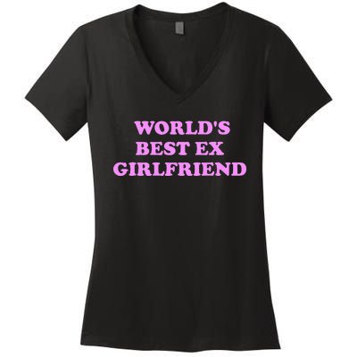 WorldS Best Ex Girlfriend Women's V-Neck T-Shirt