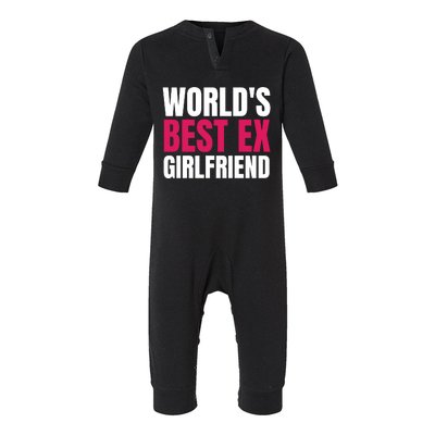 Worlds Best Ex Girlfriend Infant Fleece One Piece