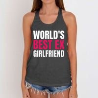 Worlds Best Ex Girlfriend Women's Knotted Racerback Tank