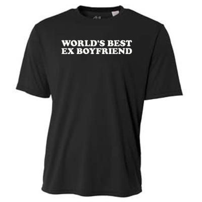 WorldS Best Ex Boyfriend Funny Exboyfriend Cooling Performance Crew T-Shirt