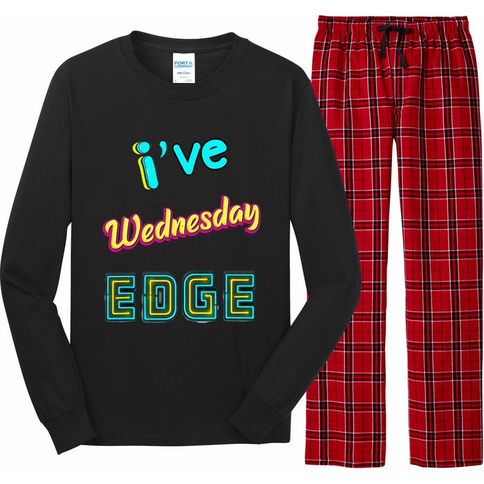 Wednesday Birthday Edge Friend Friend Dad Son Teacher Long Sleeve Pajama Set