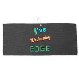 Wednesday Birthday Edge Friend Friend Dad Son Teacher Large Microfiber Waffle Golf Towel