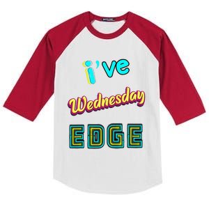 Wednesday Birthday Edge Friend Friend Dad Son Teacher Kids Colorblock Raglan Jersey