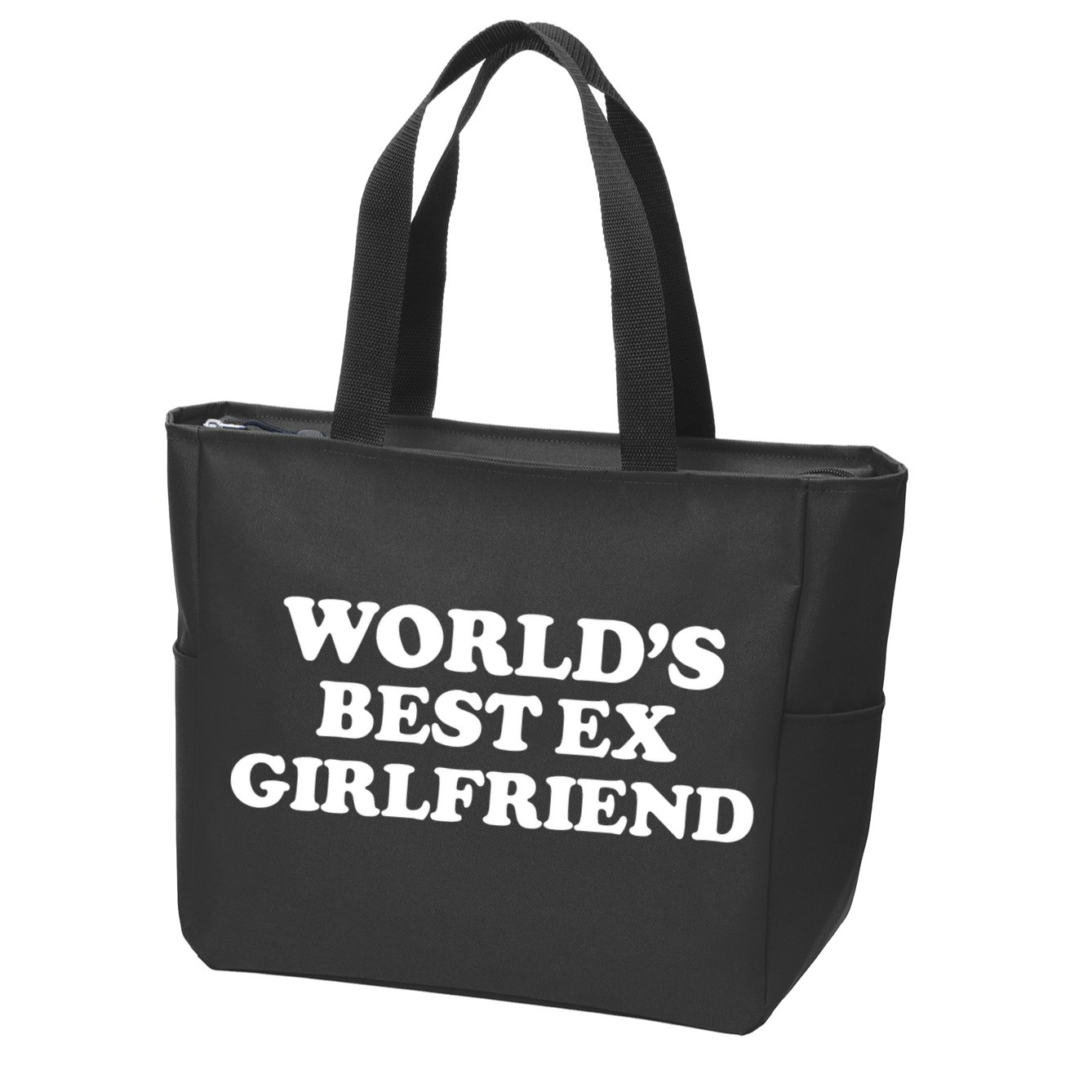 World’s Best Ex Girlfriend Funny Sarcasm Zip Tote Bag