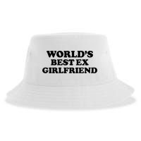 World’s Best Ex Girlfriend Funny Sarcasm Sustainable Bucket Hat