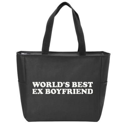 WorldS Best Ex Boyfriend Funny Exboyfriend Zip Tote Bag