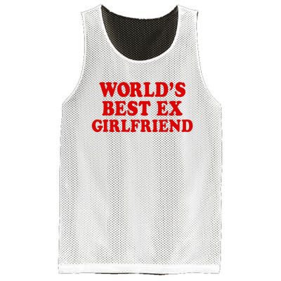 WorldS Best Ex Girlfriend Mesh Reversible Basketball Jersey Tank