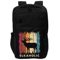 Wildlife Buck Elk Hunting Hunter Deer Silhouette Elkaholic Impact Tech Backpack