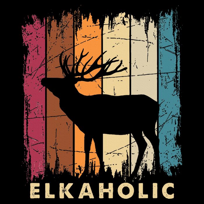 Wildlife Buck Elk Hunting Hunter Deer Silhouette Elkaholic Impact Tech Backpack