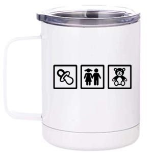 World's Best Educator Minder Sitter Gift 12 oz Stainless Steel Tumbler Cup