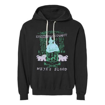 Weyes Blood Emotional Cowboy Weyes Blood Garment-Dyed Fleece Hoodie