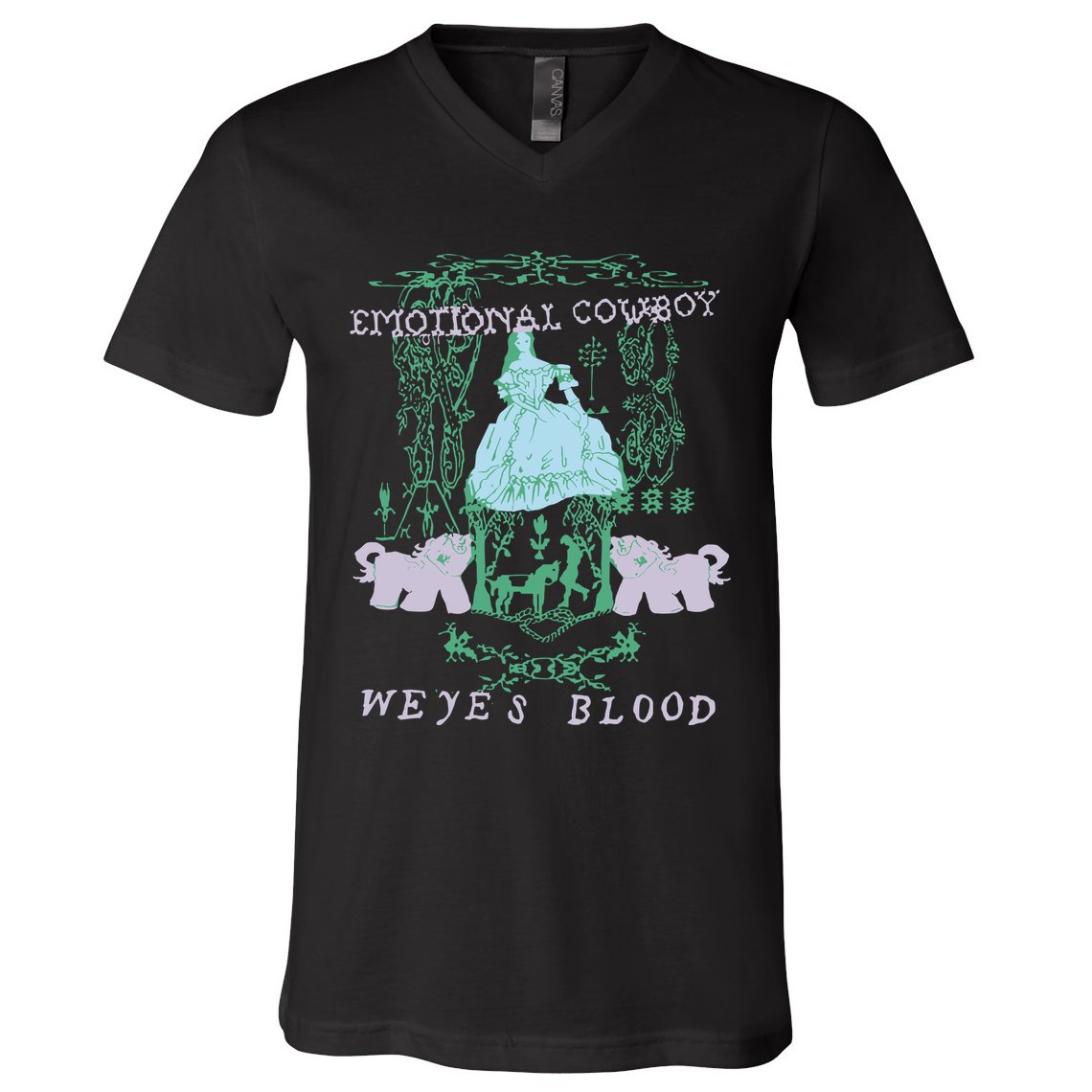 Weyes Blood Emotional Cowboy Weyes Blood V-Neck T-Shirt