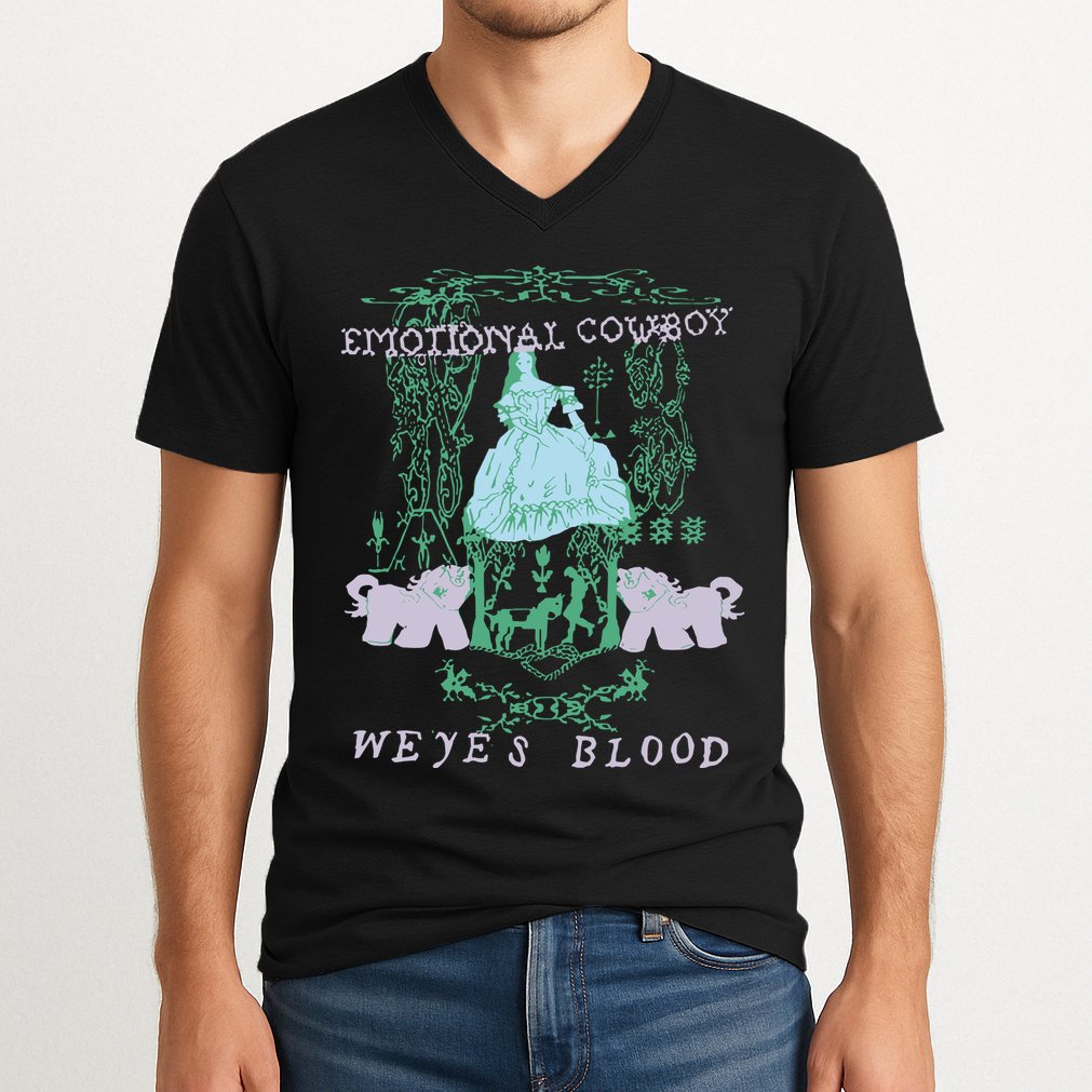 Weyes Blood Emotional Cowboy Weyes Blood V-Neck T-Shirt