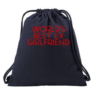 World's Best Ex Girlfriend Drawstring Bag