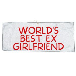 World's Best Ex Girlfriend Large Microfiber Waffle Golf Towel