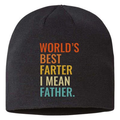 Worlds Best Farter I Mean Father Best Dad Ever Cool Sustainable Beanie