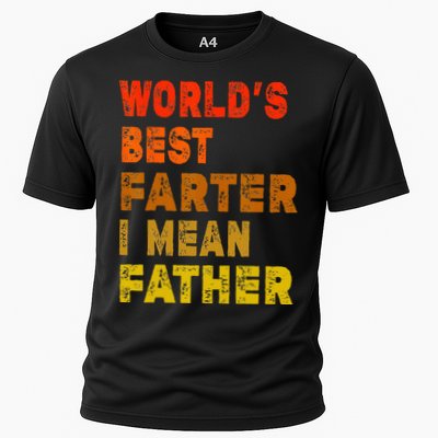 World's Best Farter I Mean Father Funny Quote Father's Day Performance Shirt