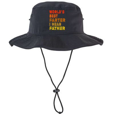 World's Best Farter I Mean Father Funny Quote Father's Day Bucket Hat