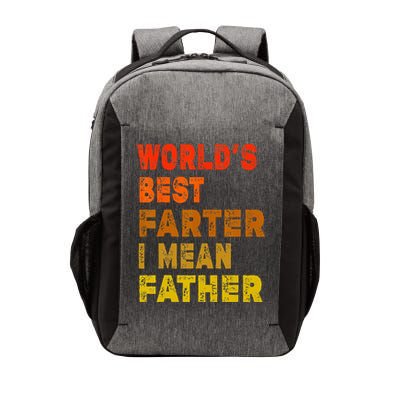 World's Best Farter I Mean Father Funny Quote Father's Day Vector Backpack