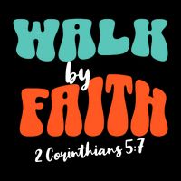 Walk By Faith 2 Corinthians 5:7 Christian Wool Snapback Cap