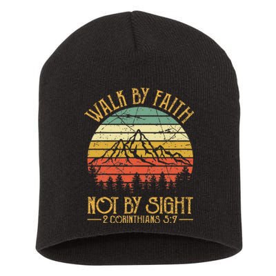 Walk By Faith Not By Sight T Bible Verse Gift Christian Short Acrylic Beanie