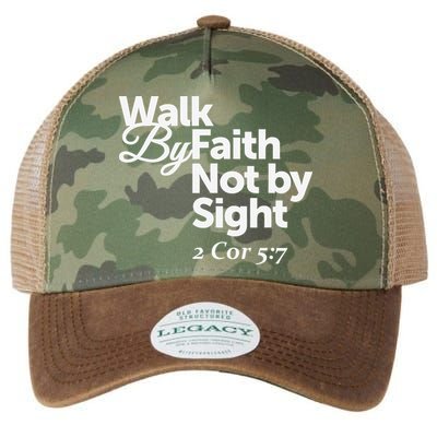 Walk By Faith Not By Sight - 2 Cor 57 Legacy Tie Dye Trucker Hat
