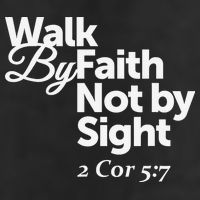 Walk By Faith Not By Sight - 2 Cor 57 25L Jumbo Tote